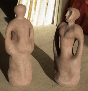Statuettes (grès chamotté)
